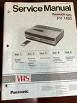 Panasonic PV-1480 PV1480 Vcr Service Manual From The Usa **original**. Fixed Price $32.99.