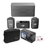 Dji Mic 2 With Action Camera, Memory Card, And Carrying Case Bundle. Fixed Price $649.00.