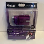 Purple Dvr 908M Digital Camcorder Official Vivitar. Fixed Price $60.28.