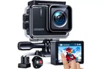 Izeeker 4K Action Camera 20MP Waterproof 40M Wifi Eis Remote Batteries. Fixed Price $36.61.
