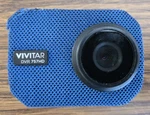 Vivitar Go Cam DVR757HD Blue Action Waterproof Dash 12MP (tested Works). Fixed Price $5.00.