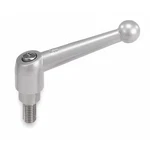 Kipp K0116.2A41X25 Adjustable Handle, Size: 3/8-16X25 Zinc, Black Satin,. Fixed Price $12.95.