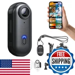 Foukwakc H8 64GB 4K Thumb Action Mini Body Cameras Wearable Pocket. Fixed Price $113.36.