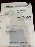 Orig. Sharp VL-L10U VLL10U Vhs Camcorder Repair & Service Manual *original*. Fixed Price $27.99.