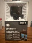 Kaiser Baas X600 4K Waterproof Camera Black. Fixed Price $77.00.