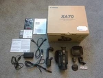 *canon XA70 Uhd 4K30 Camcorder +box/handle/batt/mic Holder/shade/adapt/usb/cap*. Fixed Price $1446.00.