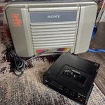 Vintage Sony Mini Recorder Player EV-C8U W Hard Case Untested. Fixed Price $60.00.