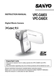 Sanyo VPC-CA8EX Xacti Digital Camera Operating User Owner Instruction Manual. Fixed Price $29.99.