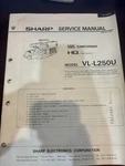 Orig. Sharp VL-L250U VLL250U Camcorder Service Manual *original*. Fixed Price $29.99.