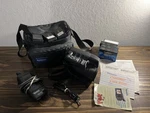 Panasonic Palmcorder PV-A216D Vhs-c Bundle: Bag Charger Tapes Parts Repair. Fixed Price $17.49.