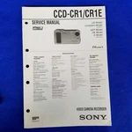 Sony CCD-CR1E Service Manual Original Paper Oem Repair Guide Usa. Fixed Price $85.40.