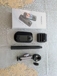 INSTA360 X3 Action Camera Waterproof, 1/2" 48MP 5.7K Motorcycle Bundle. Fixed Price $320.00.