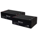 Mighty Max 12V 2.3AH F1 Sla Battery Compatible With Panasonic PV-420 6 Pack. Fixed Price $79.99.