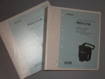 Sony PVV-1A Service Manual. Fixed Price $25.00.