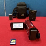 Jvc Everio GZ-MS100RU Camcorder Sd/sdhc Card Video Camera Red Tested. Fixed Price $84.99.