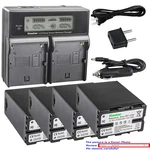 Kastar Battery Lcd Dual Fast Charger For Sony BP-U98 BPU60 BP-U65 PXW-X160. Fixed Price $284.99.
