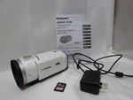Panasonic HC-VX3 White Digital 4K Video Camera Camcorder 24X Zoom W/battery. Fixed Price $805.99.