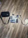 Jvc GR-SXM515U Compact Vhs-c Camcorder Set With 3 Batteries, Charger & Side Bag. Fixed Price $110.00.