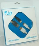 New Flip Video Pack Hdmi Cables Audio 1080P Hdtv 6.5FT 2M Length AHC1CP1. Fixed Price $9.03.