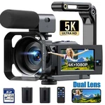 Dual Lens 5K Video Camera Camcorder 56MP Wifi Ir Night Vision Vlogging Us. Fixed Price $113.99.