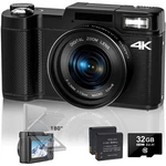 Marvue DC062-NBUS04 4K Vlogging Camera 48MP 16X Digital Zoom With Macro Function. Fixed Price $34.00.