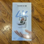 INSTA360 Go 3S 128 Gb White 4K Tiny Portable Vlogging Camera, Hands-free Povs,. Fixed Price $350.99.