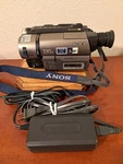Sony CCD-TRV43 Handycam Vision VIDEO8 Camcorder Tested W Charger, Bad Battery. Fixed Price $129.95.