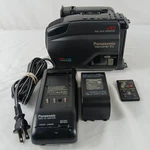 Panasonic Palmcorder PV-IQ403 Color Viewfinder Vhsc Charger Batt Remote Tested. Fixed Price $45.99.