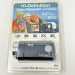 Jazz 12MP 12.4IN Lcd Flip Camcorder Digital Camera HDV180 Vintage. Fixed Price $24.25.