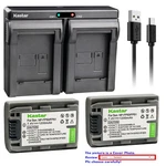 Kastar Battery Usb Dual Charger For Sony NP-FP50 NP-FP51 DCR-DVD705. Fixed Price $10.99.