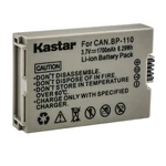 Kastar Battery For Canon BP-110 Vixia Hf R200 R21 R28 R27 R26 R206 R205. Fixed Price $17.99.