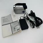 Canon DC310 Dvd Silver Camcorder - Tested Works W/ Ac Adapter. Fixed Price $54.88.
