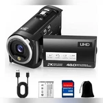 Flatic 2K Camcorder, 48MP Video Camera, 16X Digital Zoom Vlogging. Fixed Price $54.00.