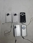 Lot Of 5 Flip Video Cameras F160W, F260B ,(2) U1120W, M2120. Fixed Price $100.00.