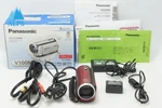 Mint Panasonic HC-V100M Digital Video Camera Camcorder Red W/ Box #260527AQ. Fixed Price $111.00.