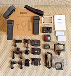 Aukey AC-LC2 4K Sports Action Camera Waterproof Cam, Remote & Accessories. Fixed Price $35.00.