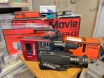 Rare Vintage Set Victor GR-C1 Videomovie Vhs-c Camcorder W/ Original Box & Acce. Fixed Price $600.00.