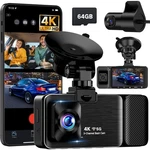 Lectrus 4K Dash Front And Rear Inside, 3 Channel Camera For Black. Fixed Price $111.27.