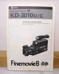 Yashica KD-3010U/C Finemovie 8 Video Camera Operating Instructions. Fixed Price $15.00.