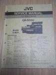 Jvc Service Manual GR-S55U Vhs Video Movie Camera. Fixed Price $12.98.