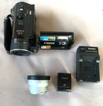 Canon Vixia HF11 Hd 32GB Digital Camcorder With Charger, Battery, And 37MM Uv. Fixed Price $90.00.