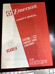 Emerson VCAM14 V-CAM14 Vhs-c Camcorder Owners Manual User Guide **original**. Fixed Price $9.99.