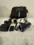 Handycam DCR-SX44 Camcorder Complete W/sony 4GB Sd Card, Cables Case 2 Bat. Fixed Price $149.95.