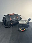 Canon ES270 Silver Handheld 8MM Video Camcorder& Bag. Fixed Price $95.99.