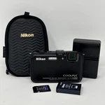 Nikon Digital Camera Coolpix AW110 16.0MP Waterproof, Shock Resistant, Gps, Wifi. Fixed Price $297.99.