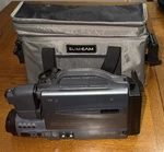 Sharp VL-L80U Slimcam Vhs-c Camcorder 12X Zoom Untested W Case. Fixed Price $19.99.