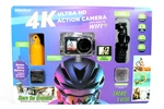 Vivitar 4K Ultra Hd 64MB Cd Action Camera Bundle Wifi. Fixed Price $28.00.
