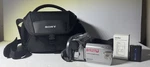 Sony DCR-DVD301 Handycam Camcorder Video Charger, Battery & Case Tested. Fixed Price $69.99.