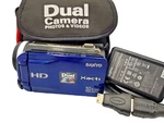 Sanyo Xacti VPC-TH1GX Dual Camera Digital Video Camcorder Hdmi Vintage Blue Rare. Fixed Price $119.85.