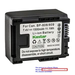 Kastar Replacement Battery Pack For Canon BP-809 & Vixia. Fixed Price $27.99.